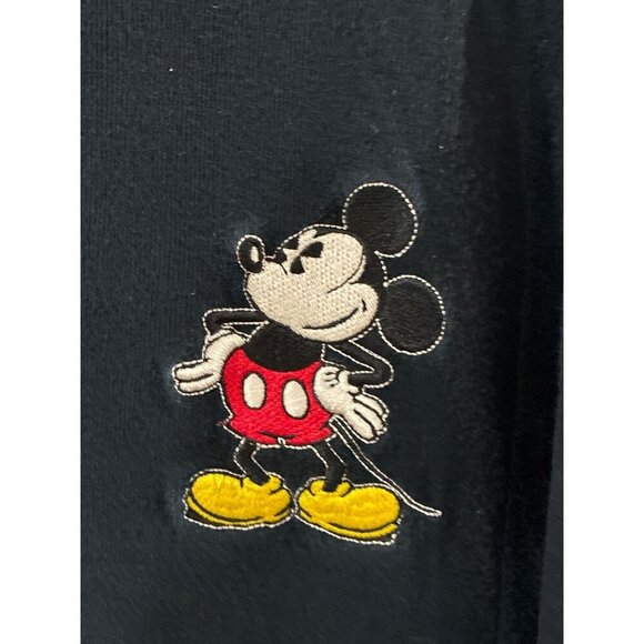 The Disney Store Long Sleeve Vintage Mickey Polo Shirt cotton blue size large - Picture 7 of 7